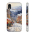 Bustling Victorian Christmas Market - Impact Resistant Phone Case iPhone XR Glossy